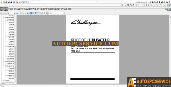 Challenger Epsilon Parts Service 012015 Full Keys10