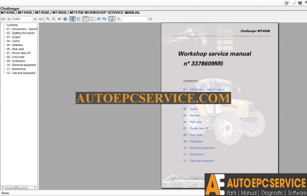 Challenger Epsilon UK Parts Books 102017 Full Keys9