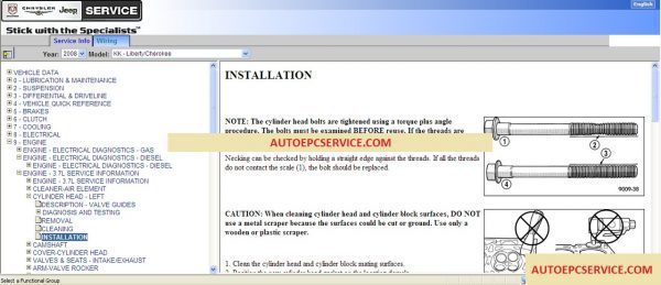Chrysler Workshop Manuals   Wiring Diagrams 2008 TIS4