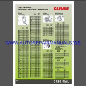 Claas Full Set Parts Manual DVD2