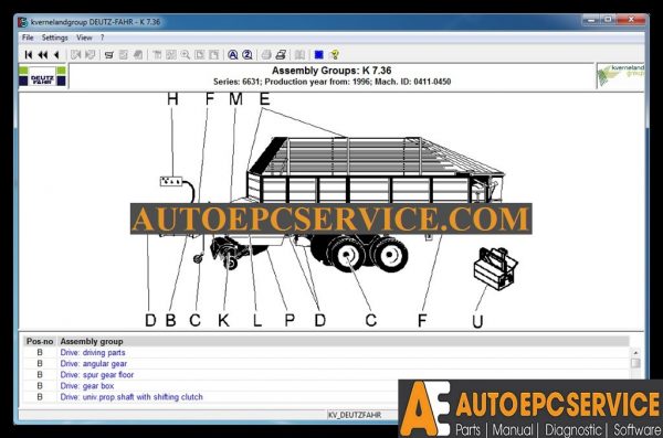 Deutz Fahr AG Part Catalog v501 20105 5
