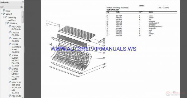 Deutz Fahr Full Set Parts Manual DVD8