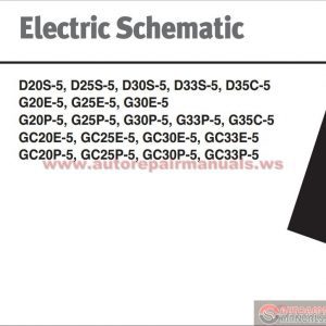 Doosan Forklift Electric Schematic 1