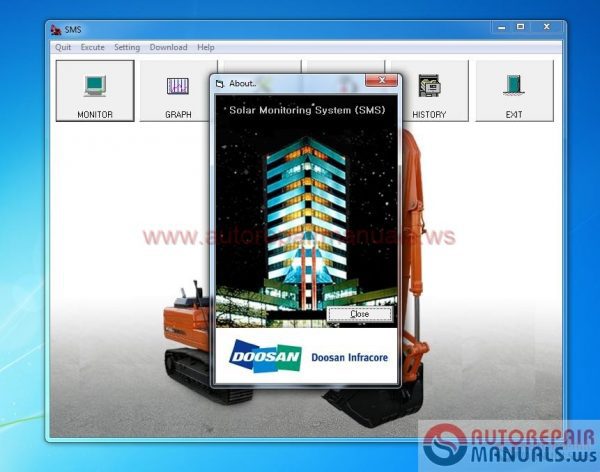 DoosanDaewoo SMS diagnostic software6