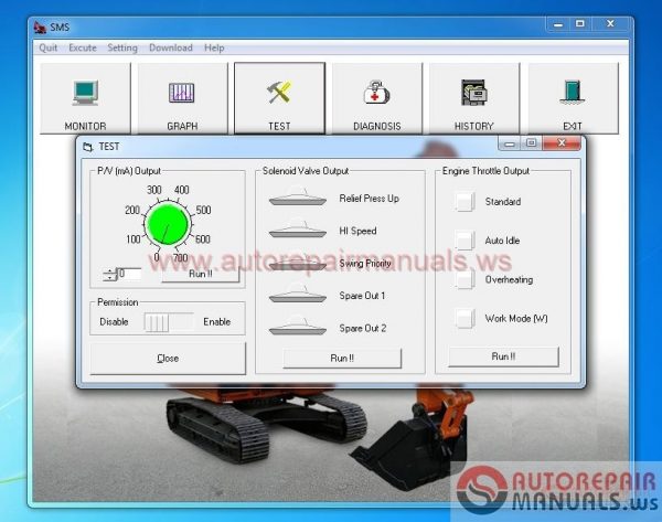 DoosanDaewoo SMS diagnostic software8