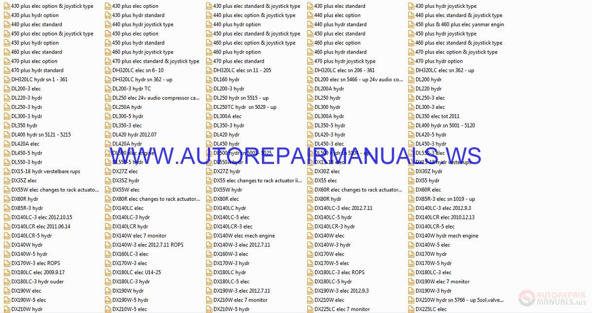 Doosan Dump Truck Wiring Diagrams Schematics Manual1