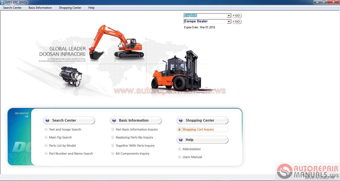 Doosan GPES EPC 2015 Parts Catalog6