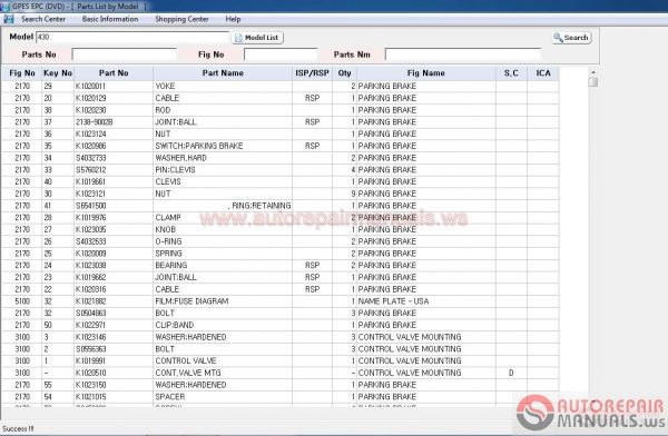 Doosan Infracore GPES 042016 Parts Catalog4