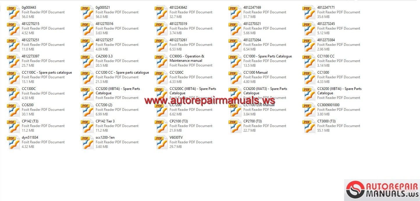 Dynapac Part and Service Manual Full Set1