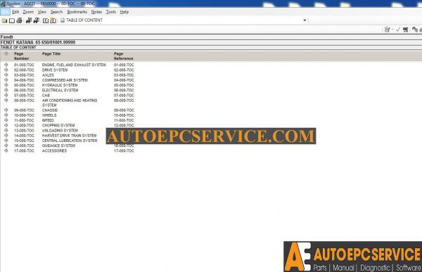 FENDT EUROPE Parts Service 012015 Full Keys4
