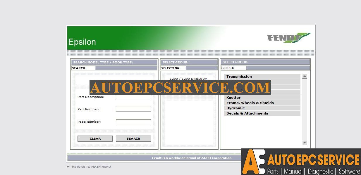 FENDT USA Parts Service 032015 Full Keys4