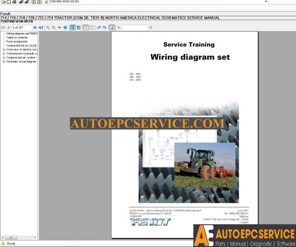 Fendt NA Workshop Manual 0520185 1