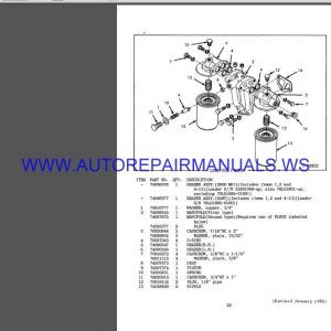 Fiat Allis Wheel loader Full Set Parts Catalog DVD2