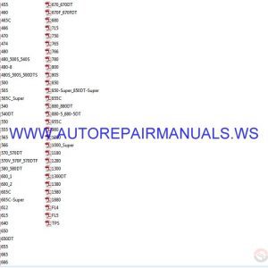 Fiat Full Set Parts Manual DVD1