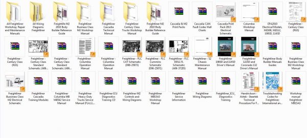 Freightliner All Models Full Manuals DVD 1