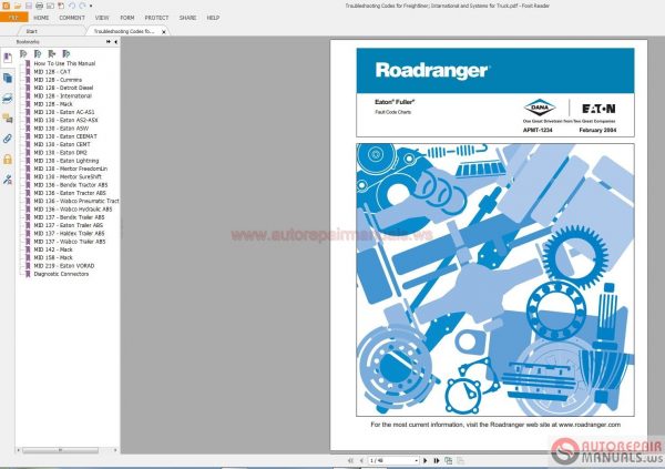 Freightliner Truck Full Set Manual DVD6