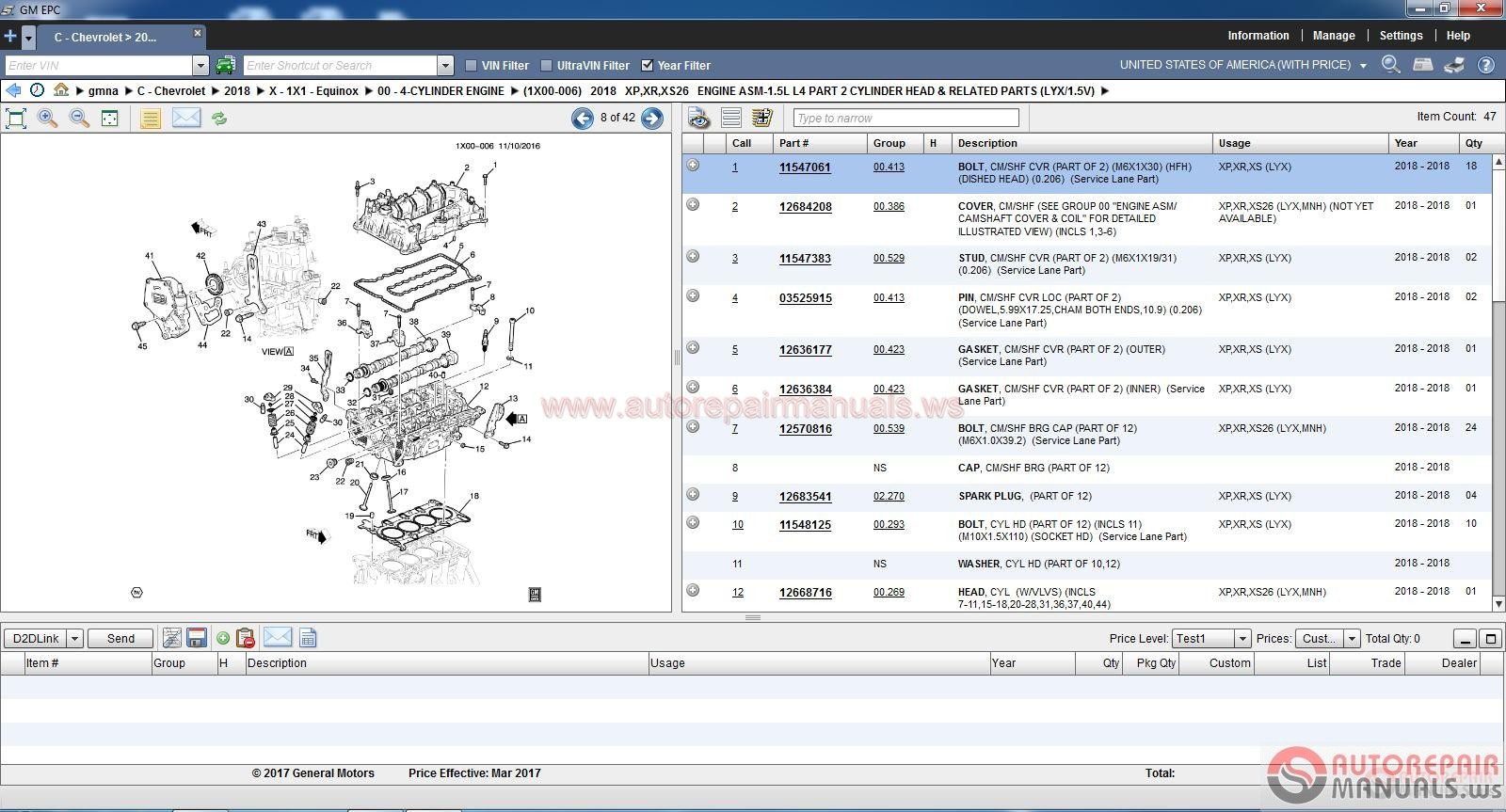 General Motors North America GMNA 032017 Full Instruction11