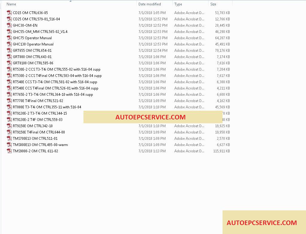 Grove Crane Opertation Service Manual2