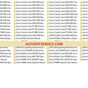 Grove Cranes Full Set Manual DVD19EO23