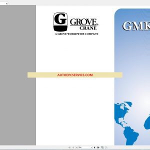 Grove GMK Crawler Mobile Cranes Full Set Manual DVD2W9nr