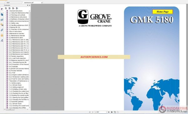 Grove GMK Crawler Mobile Cranes Full Set Manual DVD2W9nr