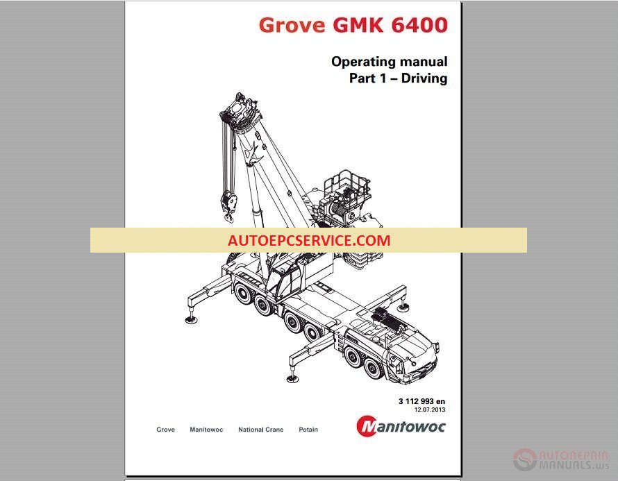 Grove RT Cranes Full Set Manual DVD2zxrn3