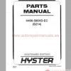HYSTER Forklift Full Shop Manual3