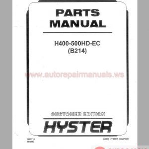 HYSTER Forklift Full Shop Manual3