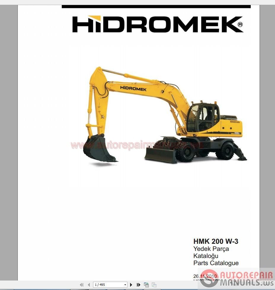 Hidromek Full Set Manual DVD8