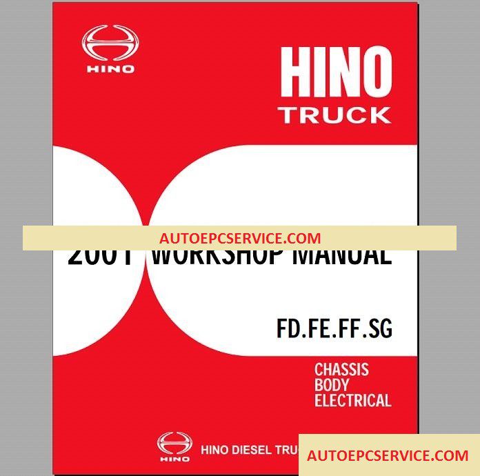 Hino Diesel Truck Workshop Manual 20012
