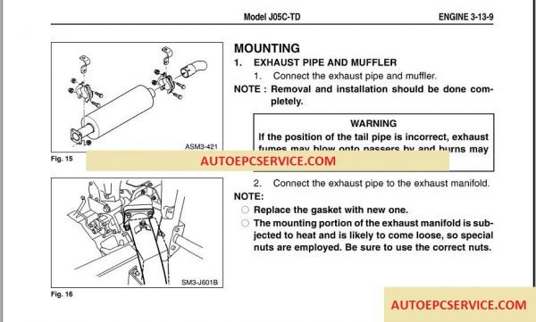 Hino Diesel Truck Workshop Manual 20043