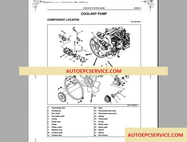 Hino Diesel Truck Workshop Manual 20053