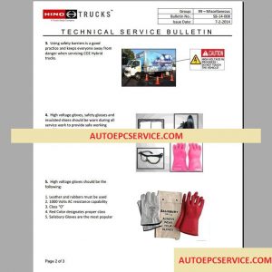 Hino Diesel Truck Workshop Manual 20162