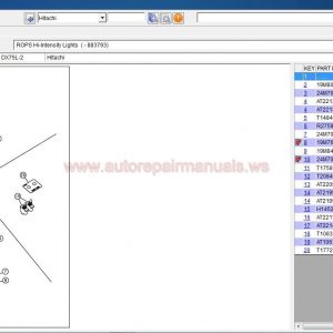 Hitachi parts manager pro 03201614