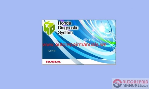 Honda HDS 3017012 ECU Rewrite HFL HFT Control Unit Update Full 20168