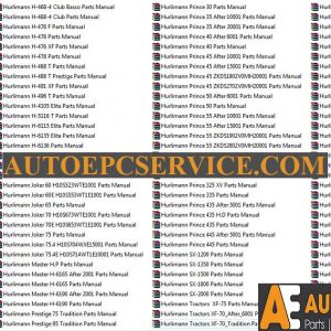 Hurlimann Full Set Parts Manual DVD1UxQ2 3