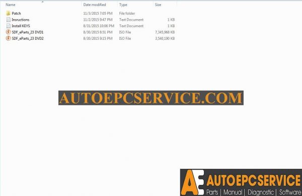 Hurlimann SDF e Parts 032012 Patch Instruction 2