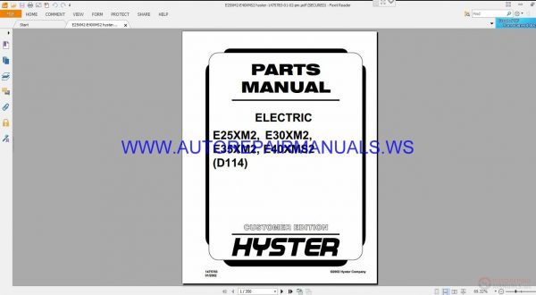 Hyster Parts and Service Full Set Manual DVD2