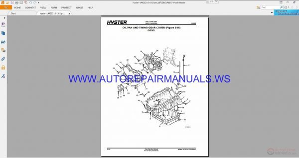 Hyster Parts and Service Full Set Manual DVD6