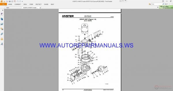 Hyster Parts and Service Full Set Manual DVD7