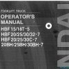 Hyundai forklift spare parts and operating manuals 2
