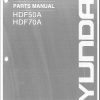 Hyundai forklift spare parts and operating manuals 4