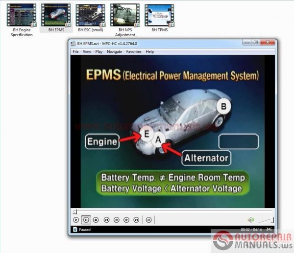 Hyundai GENESIS Service Training CD3