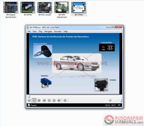 Hyundai GENESIS Service Training CDB4