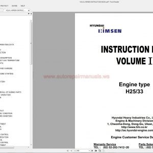 Hyundai Himsen Engine Instruction Manual3