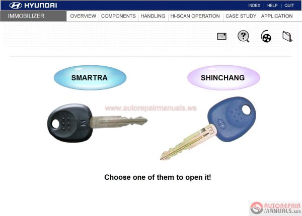 Hyundai IMMOBILIZER Service Training CD2