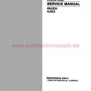 Isuzu Full Shop Manual Dvd7