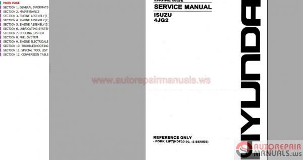 Isuzu Full Shop Manual DVD7