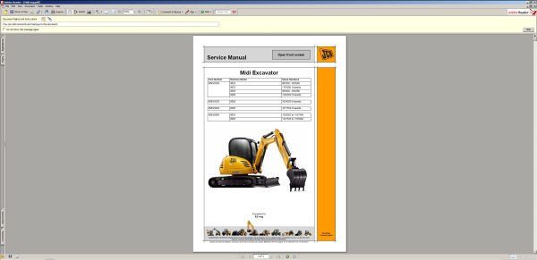 JCB Compact Serv Manuals Kg S1 Issue50 2