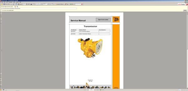 JCB Compact Serv Manuals Kg S2 Issue50 4